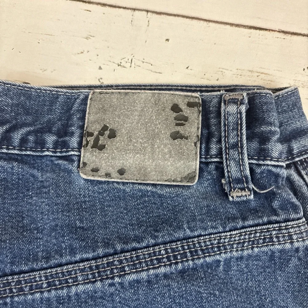 Levis SilverTab Carpenter Jeans Vintage Mens 31x34 Blue Denim Relaxed Zip Fly